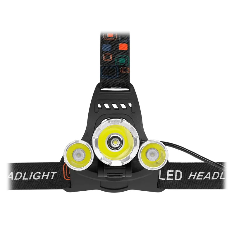Lanterna Frunte Accu 10W + 2X 3W 350LM Rebel