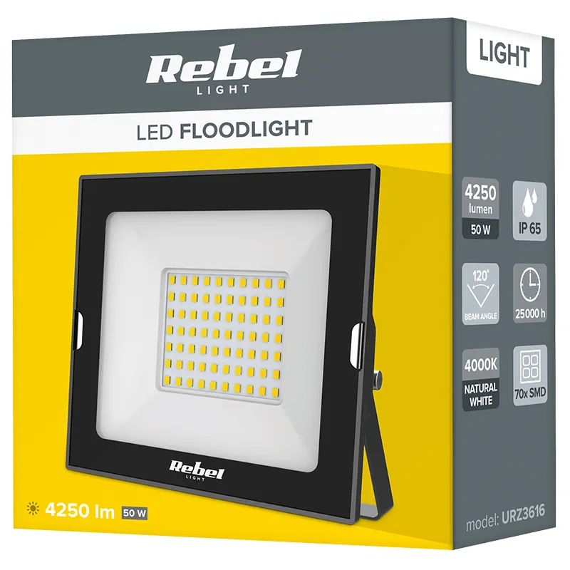 Reflector LED 50W 4000K 230V Rebel