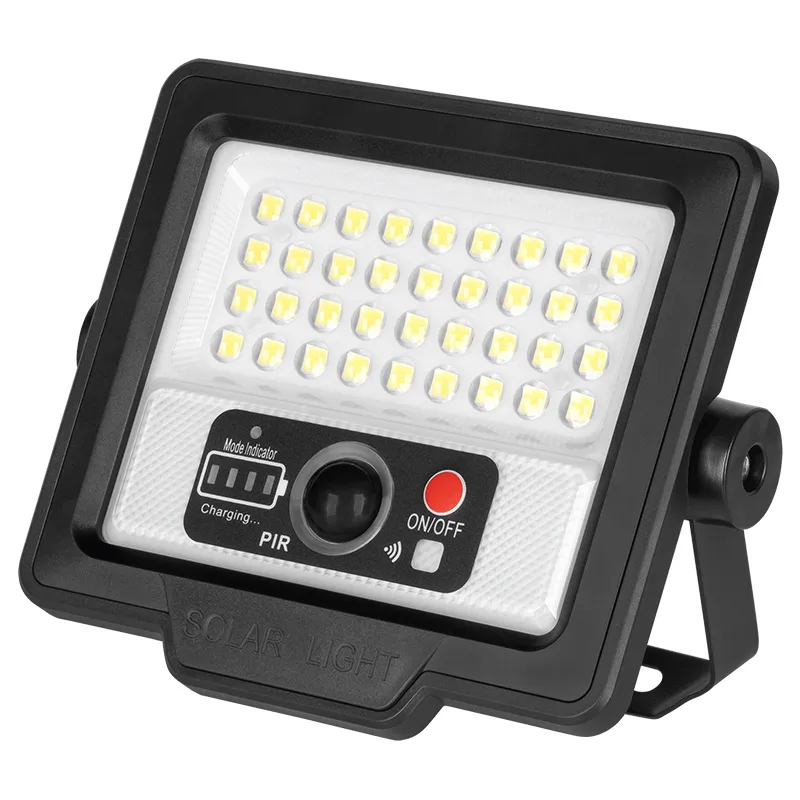 Reflector LED 60W 6500 Panou Solar 4W Telecomanda Rebel