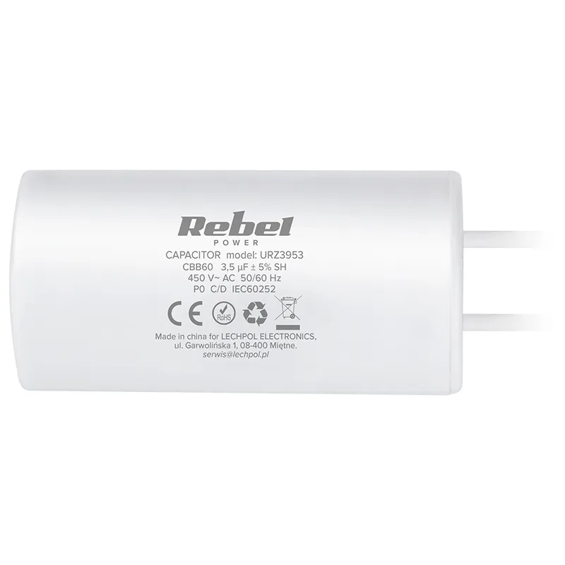 Condensator Motor 3.5UF 450V Rebel