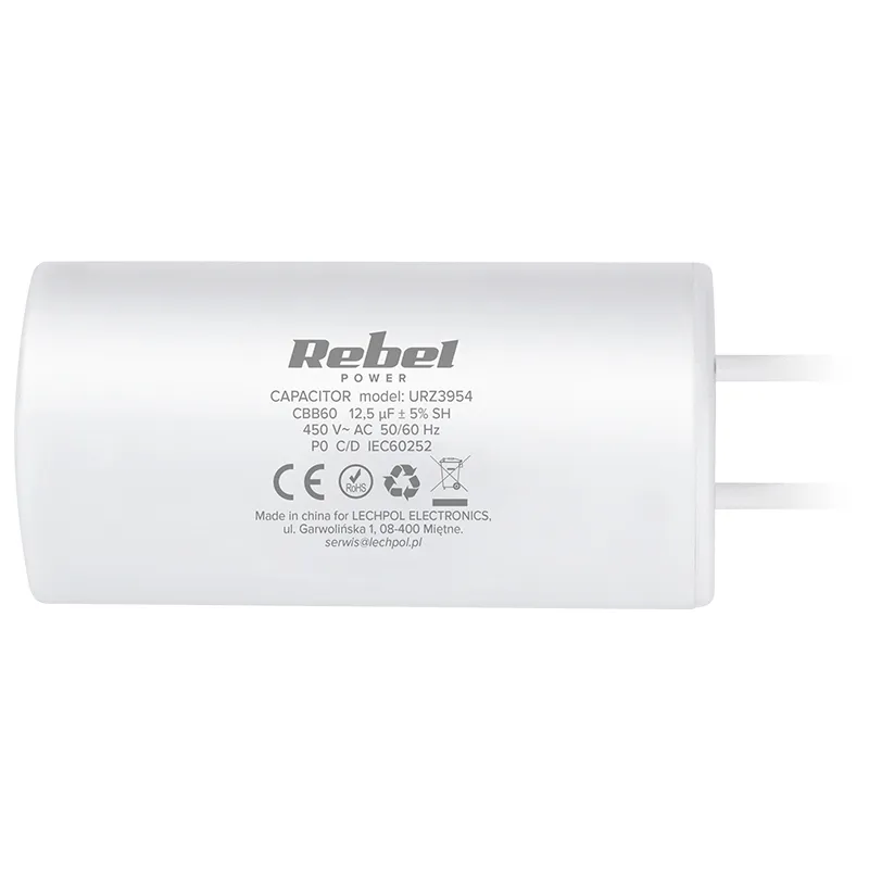 Condensator Motor 12.5UF 450V Rebel