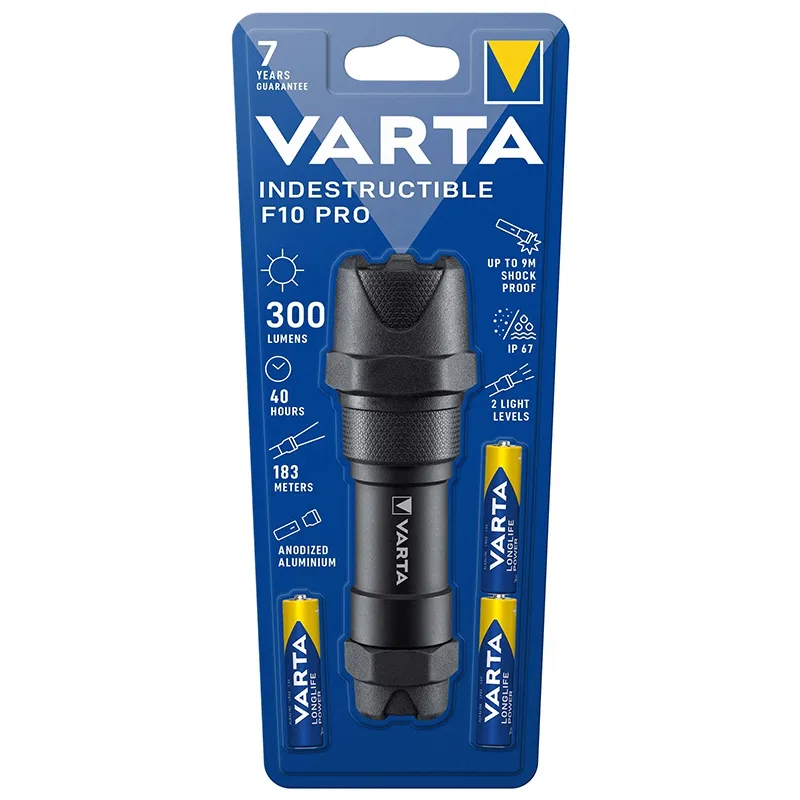 Lanterna LED 6W Indestructible F10 Pro Varta