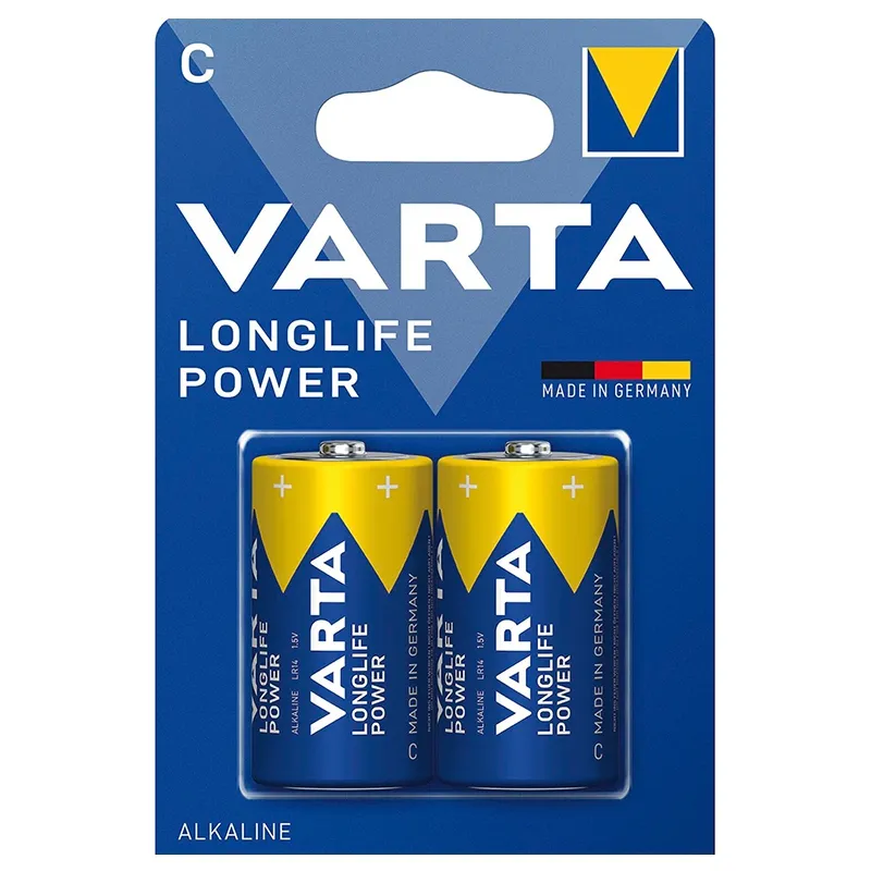 Baterie Alcalina Longlifepower LR14 BL2 Varta
