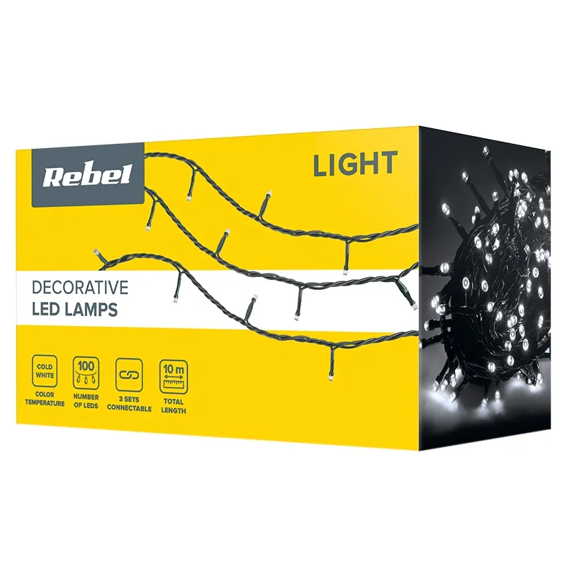 Sir Iluminat Festiv IP44 Alb Rece 10M