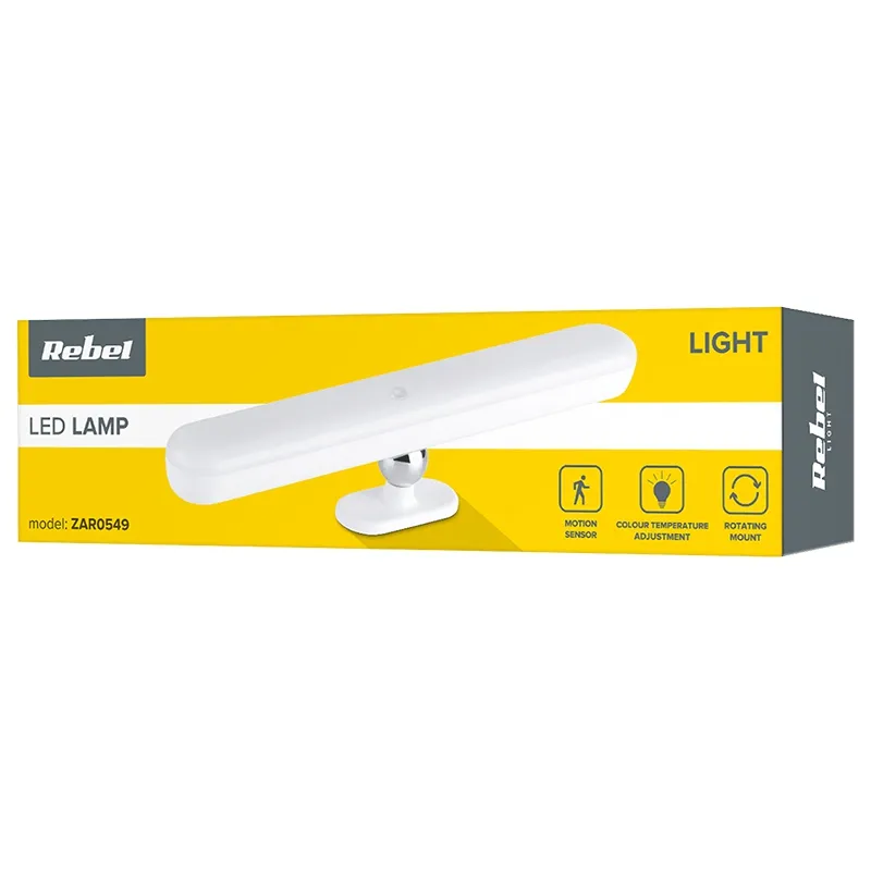 Lampa LED Rotativa Senzor Miscare Acumulator