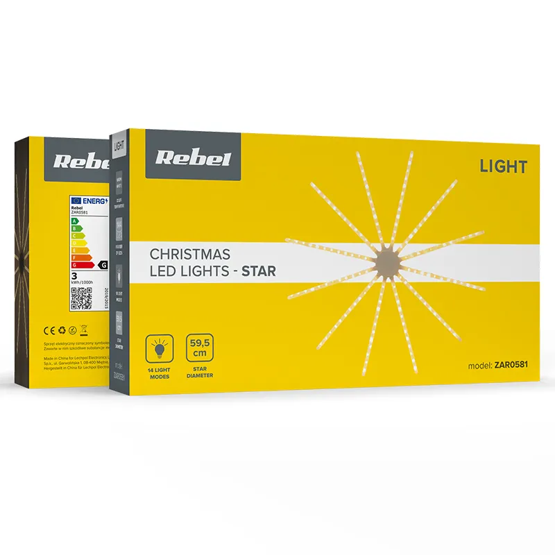 Decoratiune Craciun LED Stea Rebel